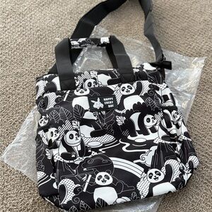 Black and White Panda Tote Bag